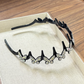 Ensemble de bandeaux ondulés en cristal - Accessoire de cheveux féminin, léger et antidérapant, orné de cristaux scintillants, idéal pour les mariages et le quotidien.