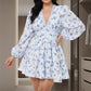 🎉Offre à durée limitée ! 🎉Robe d'été romantique pour femme🌸 | Imprimé floral et manches lanternes | Flatteuse et confortable🎀💃