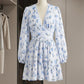 🎉Offre à durée limitée ! 🎉Robe d'été romantique pour femme🌸 | Imprimé floral et manches lanternes | Flatteuse et confortable🎀💃