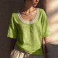 Blouse d'été vintage en dentelle