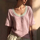 Blouse d'été vintage en dentelle