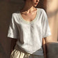 Blouse d'été vintage en dentelle