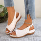 🏖️Nouveautés été✨⏰️Cadeau limité🩴Sandales confortables vintage à bout ouvert pour femmes