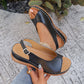 🏖️Nouveautés été✨⏰️Cadeau limité🩴Sandales confortables vintage à bout ouvert pour femmes