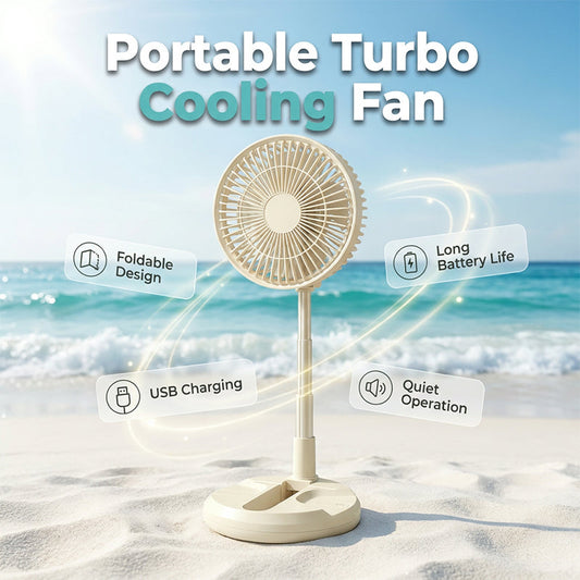 Portable Retractable Folding Fan
