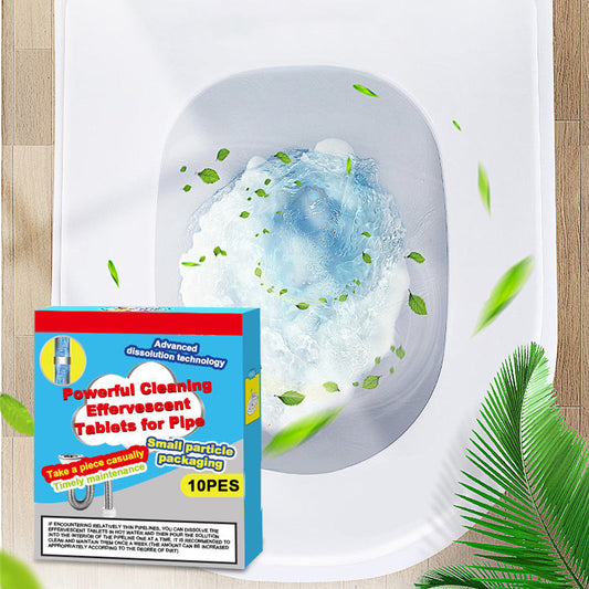 🚿🎁 PROMO "1 ACHETÉ, 1 OFFERT" ! Pastilles Effervescentes Ultra-Puissantes pour Nettoyage des Tuyaux – 10 Comprimés, Formule Douce, Idéales Évier & Douche ✨