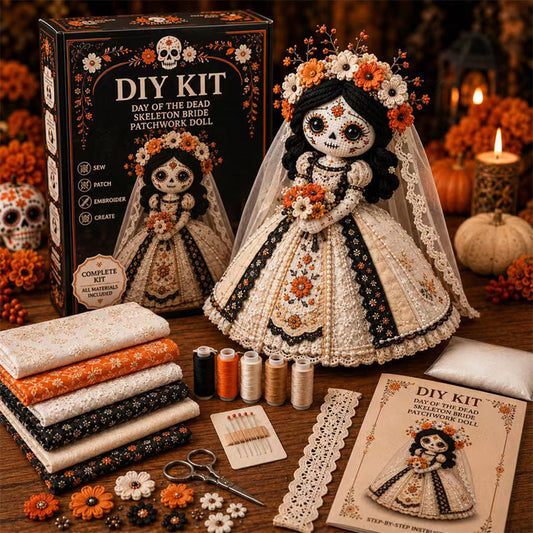 💀 KIT DE BRICOLAGE SQUELETTE EFFRAYANT — Activité DIY d'Halloween | Tout le matériel est inclus 🎃