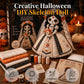 💀 KIT DE BRICOLAGE SQUELETTE EFFRAYANT — Activité DIY d'Halloween | Tout le matériel est inclus 🎃