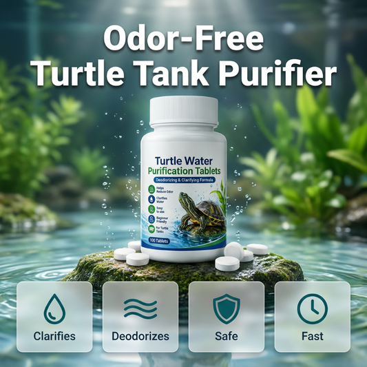 Comprimés de purification d'eau professionnels pour aquariums à tortues