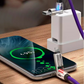 Câble de charge lumineux LED 4 en 1