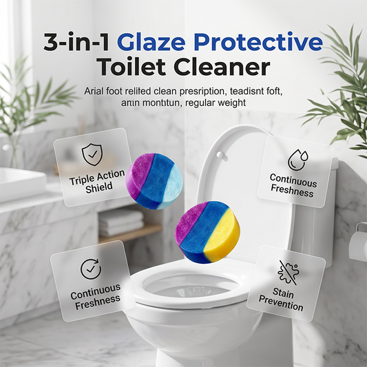 Nettoyant pour cuvette de toilette à vernis protecteur