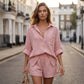 🎉 LIMITED TIME 50% OFF! 👚 Women's Loose-Fit Top & Shorts 2-Piece Set – Relaxed Comfort & Effortless Summer Style 🌸