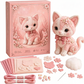 Kit DIY de patchwork en feutrine rose