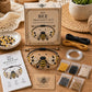 📿🐶 Kit de perlage complet – étape par étape, perles de verre de qualité supérieure, plaisir créatif !