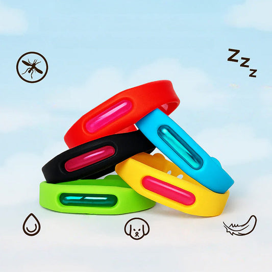 🍃 50% DE RÉDUCTION! 🦟 Bracelet anti-moustique à base de plantes – Sans danger pour les enfants, protection longue durée & naturel – Idéal pour les activités en extérieur 🌸