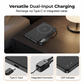 Chargeur de montre portable 2,5 W avec batterie externe et câble intégré