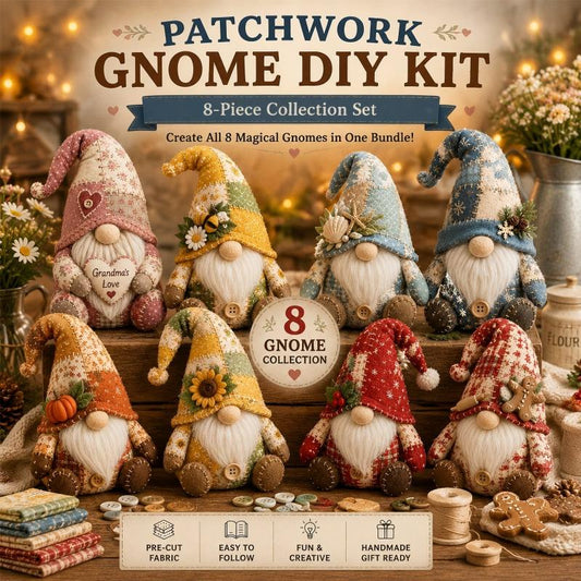 Kit de couture DIY Patchwork Gnome