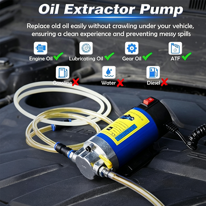 📢📢50 % DE RÉDUCTION !! ⏰ Pompe de transfert d'huile moteur 12V/24V – Robuste, efficace & facile à utiliser – Idéale pour vidange, remplissage et entretien mécanique 🚗