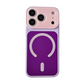 Étui de téléphone magnétique à couleurs contrastées
