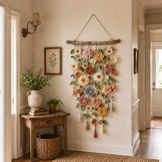 🌷 Fleur crochetée murale – Offre spéciale, dernier jour ! 💐