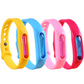 Bracelets anti-moustiques en silicone ajustables