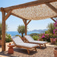 Filet de camouflage renforcé pour pergola de terrasse et gazebo
