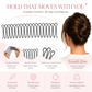 ✨ Metall-Haarkamm zum Fixieren von Babyhaaren und Frisuren
