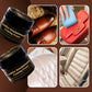 👟🛋️ Peinture pour cuir tout-en-un — Répare et recolore, 11 couleurs, redonnez vie aux chaussures, canapés, voitures et sacs, le kit complet pour effacer les traces du temps sans changer vos meubles 🎨🧰