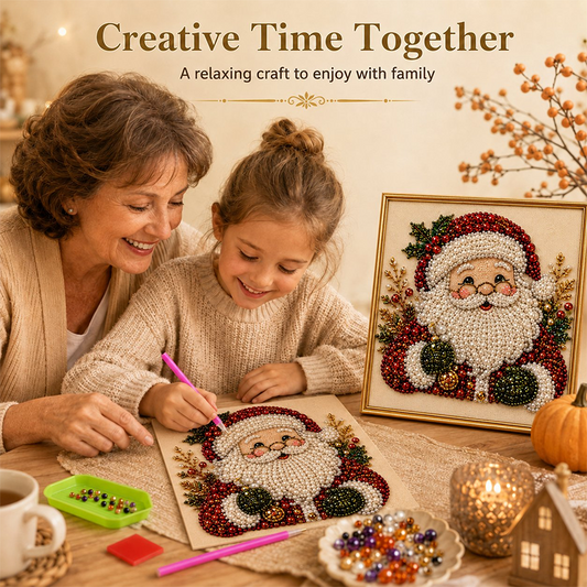 Kit de peinture de Noël en perles et strass