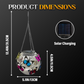 🔥-50%！Lampe Solaire Suspension en Fer – Éclairage d’Extérieur Étanche, Style Industriel & Éco-Design