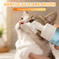 Mousse nettoyante sans rinçage pour le menton des animaux avec brosse en silicone