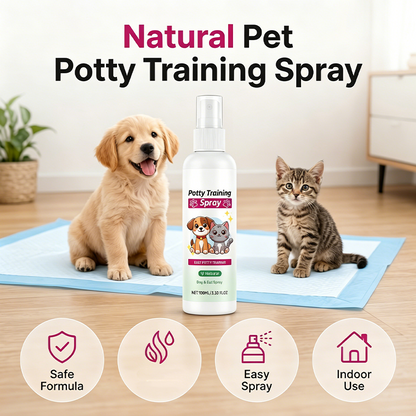🐶🐱🎁2 kaufen, 1 gratis!🔥 Stubenreinheitsspray für Hunde und Katzen – Verhindert unerwünschtes Urinieren zu Hause