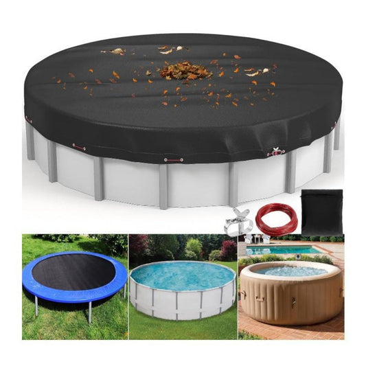 Housse Imperméable en Tissu Oxford 210D pour Piscine Hors-Sol