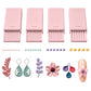 💅 OFFRE ÉCLAIR – 50 % DE RÉDUCTION ! 🎨 Plaques pour façonner des billes d'argile – 4 tailles précises (2/3/4/5 mm), double face, en PLA léger, pour ongles 3D/bijoux/miniatures – rose/gris/blanc 🏆