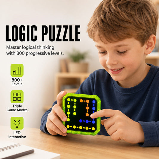⏰🎁Jeu de puzzle logique interactif à LED pour enfants