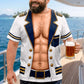 Men's Funny Fake Muscle Print T-Shirt