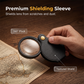 Portable Pocket Magnifier with Folding Protective PU Leather Case