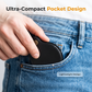 Portable Pocket Magnifier with Folding Protective PU Leather Case