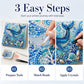 Kit de peinture « Creative Ocean Life » : création de perles artificielles à faire soi-même