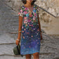 Tendance du moment ⭐👗 Robe ample à imprimé audacieux et décolleté sublime – Légère et polyvalente, idéale de jour comme de soir ✨