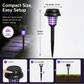 ☀️Lampe solaire anti-moustiques ✨ – Lampe de jardin avec piquet, tue-moustiques UV et éclairage de chemin🦟🚫