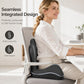 🪑 Asseyez-vous plus confortablement chaque jour – coussin ergonomique en mousse à mémoire de forme avec dossier pour une meilleure posture assise