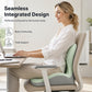 🪑 Asseyez-vous plus confortablement chaque jour – coussin ergonomique en mousse à mémoire de forme avec dossier pour une meilleure posture assise