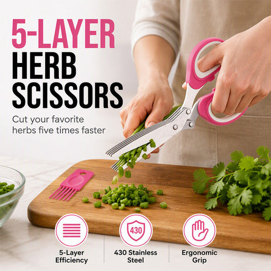 ✂️ Hachez les herbes 5 fois plus vite avec ces ciseaux de cuisine intelligents 🌿