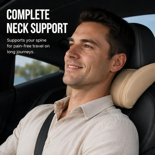 Oreiller ergonomique en mousse à mémoire de forme pour appui-tête de voiture