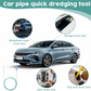 Outil de nettoyage pour conduit de toit ouvrant automobile – Brosse flexible pour tuyau