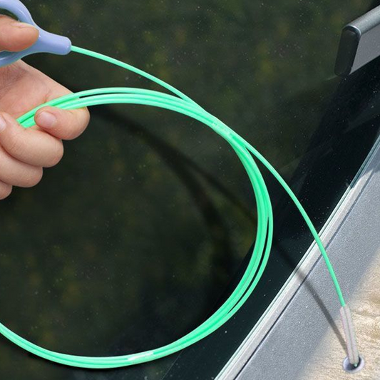 Outil de nettoyage pour conduit de toit ouvrant automobile – Brosse flexible pour tuyau