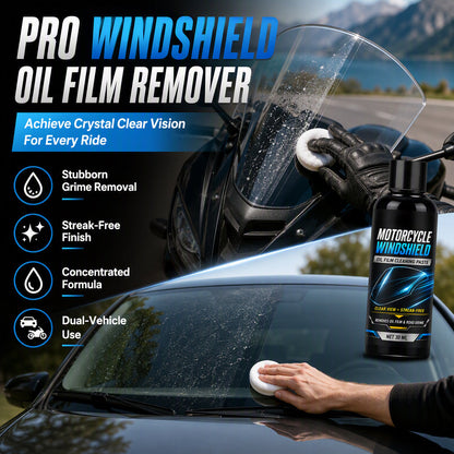 Motorcycle Windshield Oil Film Removal Paste