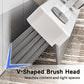 🧹 Brosse à long manche pour salles de bains et carrelages – poils durs et robustes pour les joints, les coins et les murs, idéale pour un nettoyage humide en profondeur 🚿🧽