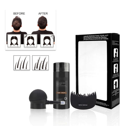 Ensemble fibres capillaires pour cheveux clairsemés, masque les zones de calvitie instantanément ✨